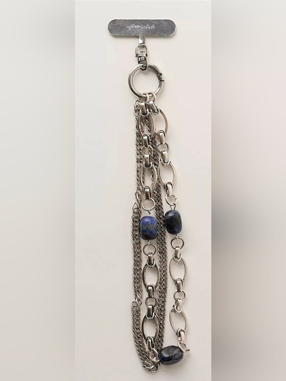 Layered Chain Phone Wristlet